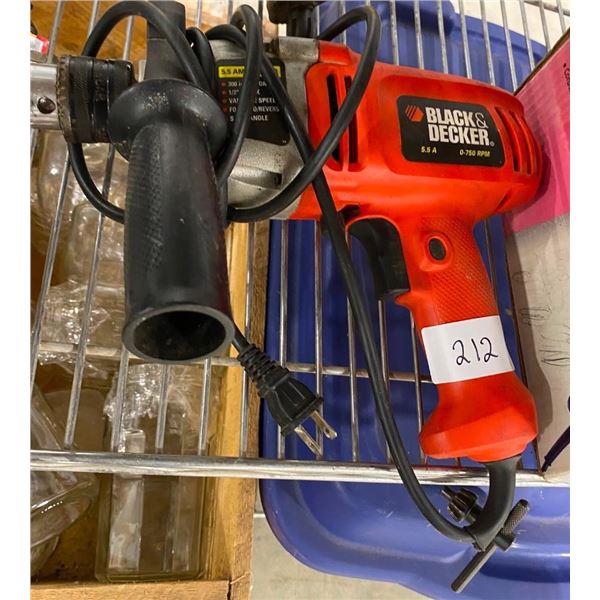 BLACK AND DECKER ELECTRIC DRILL