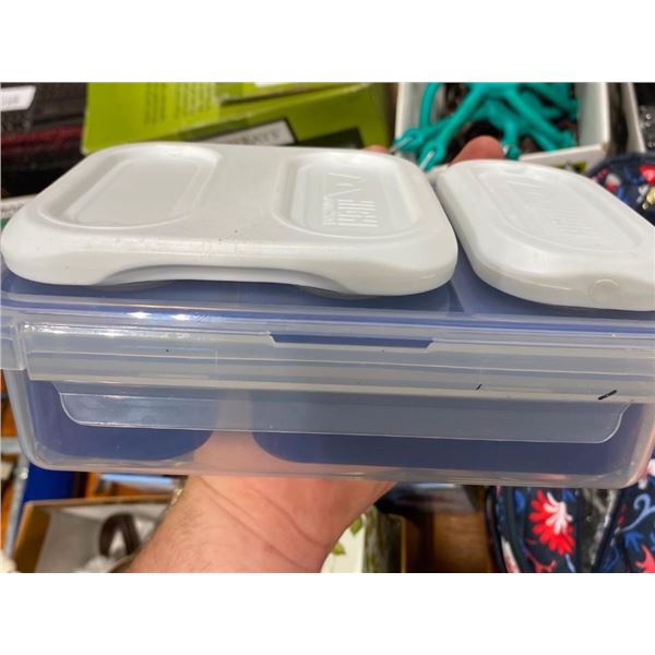 PLASTIC CONTAINER AND A FREEZER BAG