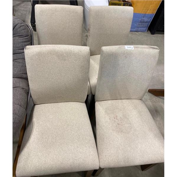 SET OF 4 DINING CHAIRS