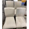 Image 1 : SET OF 4 DINING CHAIRS
