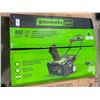 Image 1 : GREENWORKS 80V 22IN SNOWBLOWER