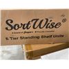Image 3 : 6-TIER STANDING SHELF UNIT