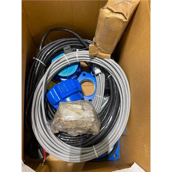 BOX OF ELECTRICAL PARTS
