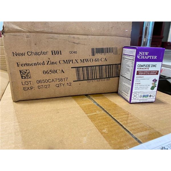 12 BOTTLES OF FERMENTED ZINC COMPLEX