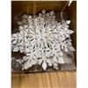 Image 1 : 12 SNOWFLAKE DECORATIONS