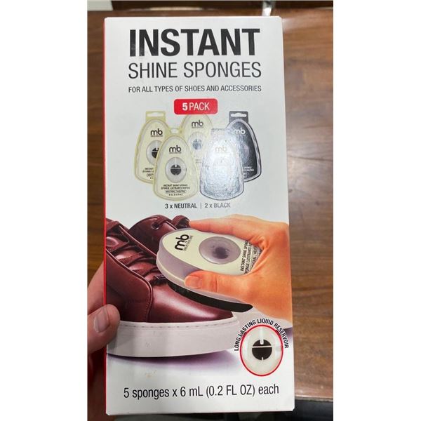 3 INSTANT SHOE SHINER KITS