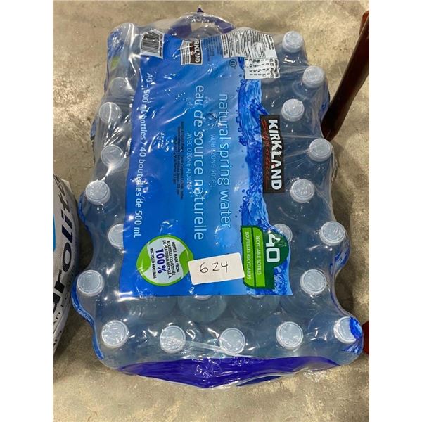 40 KIRKLAND SPRING WATER BOTTLES
