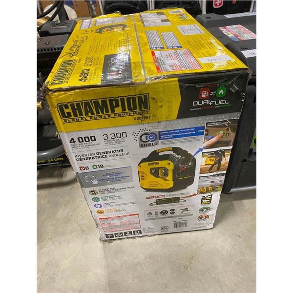 4000 STARTING WATT CHAMPION DUAL-FUEL INVERTER GENERATOR