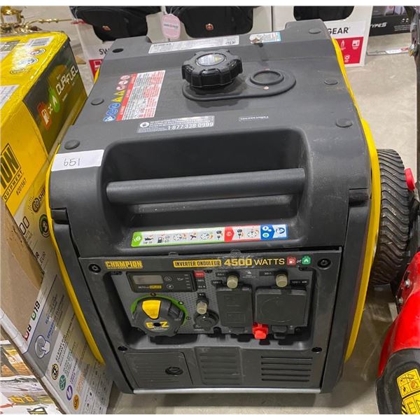 4500 WATT CHAMPION DUAL-FEUL INVERTER GENERATOR
