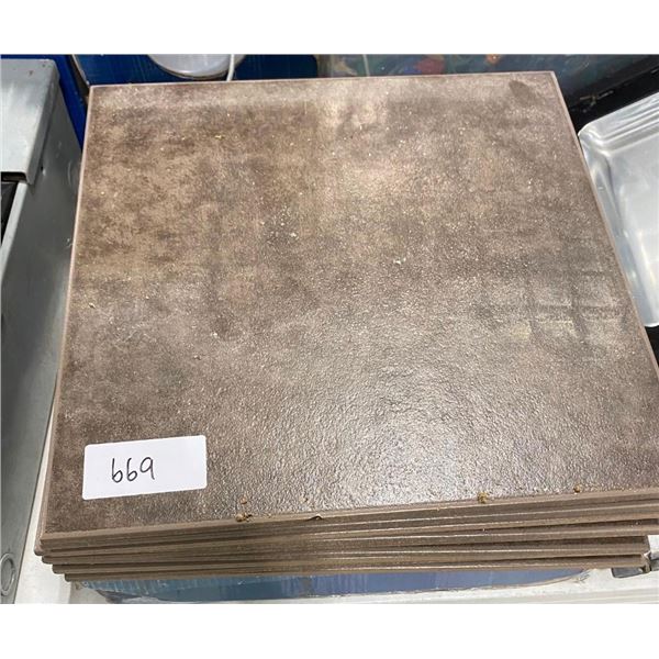 22 CERAMIC TILES 13X13IN