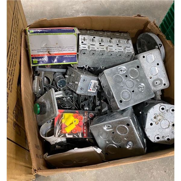 BOX OF ELECTRICAL EQUIPMENT