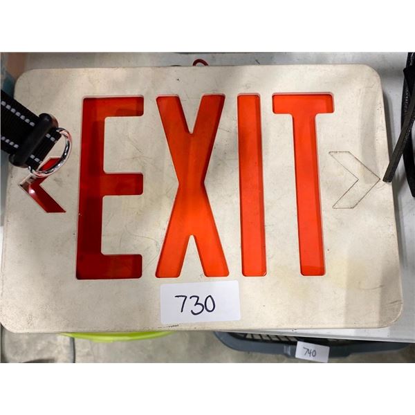EXIT SIGN