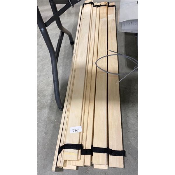 LOOKS TO BE A WOODEN PRIVACY WALL