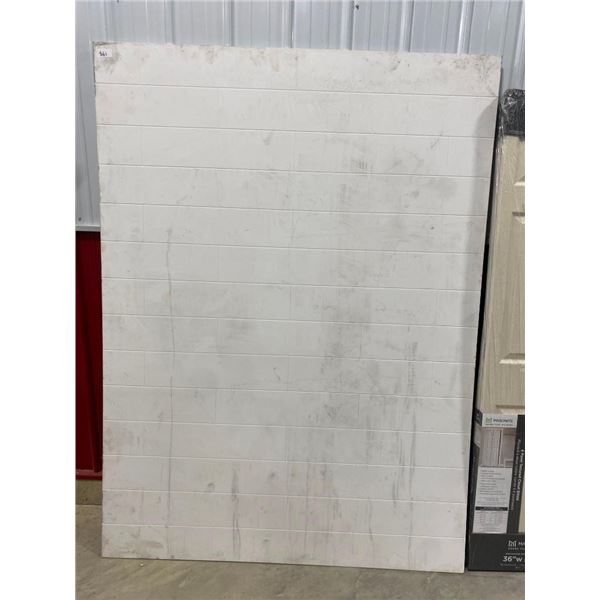 62X84IN SHOWER WALL - NOT FIBREGLASS MORE LIKE CONCRETE BOARD