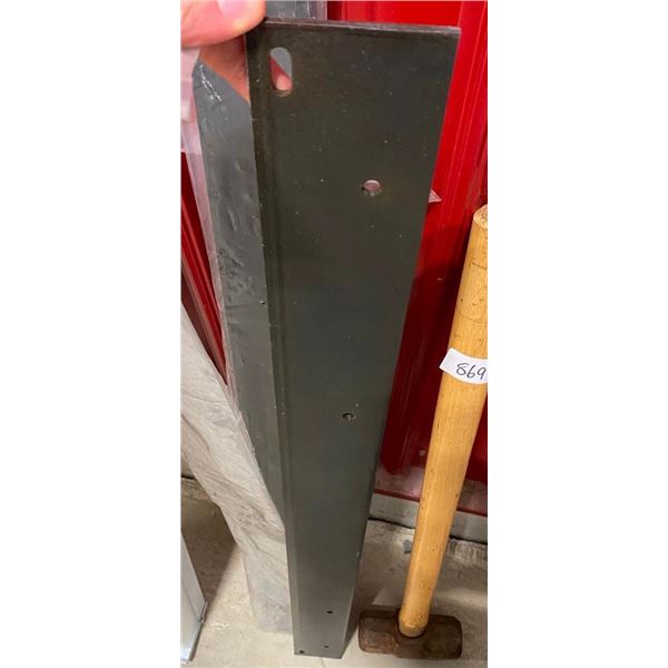 2 OF 39X3IN STEEL PLATES