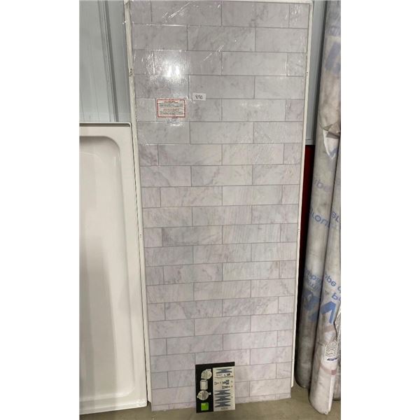 32IN SHOWER SIDE WALL - TRIM HAS DAMAGES