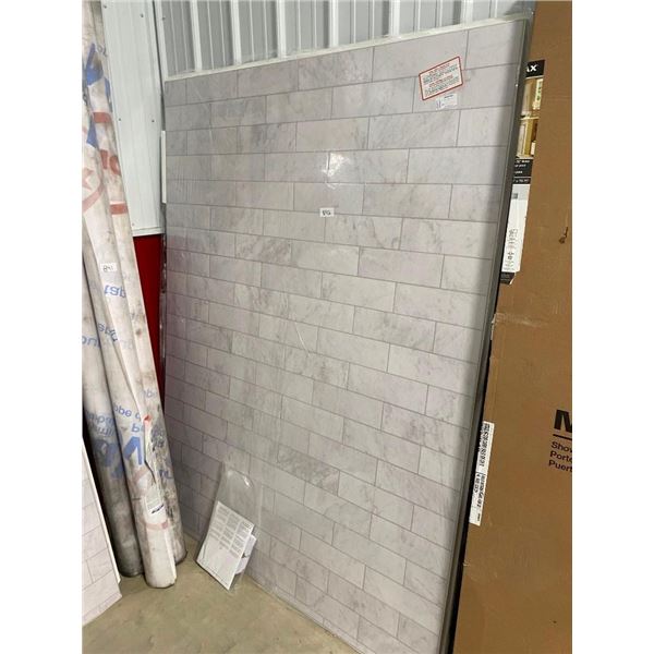 5FT SHOWERWALL - HAS SMALL CRACK ON FACE