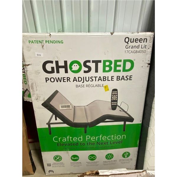 QUEEN SIZE POWER ADJUSTABLE GHOSTBED BASE