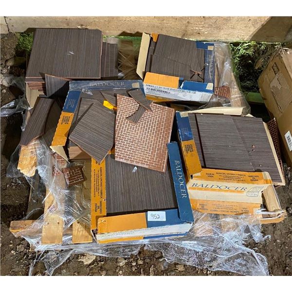PALLET OF BROKEN TILES - MIGHT BE A FEW GOOD