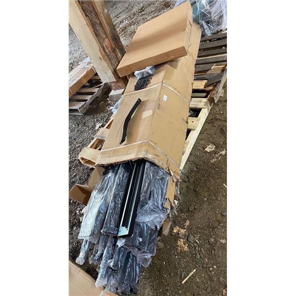 WALL MOUNTED 10X16FT SUN SHELTER - BOX IS IN VERY ROUGH SHAPE BUT LOOKS THERE