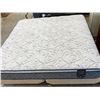 Image 1 : KING SIZE MATTRESS, BOX SPRING, AND FRAME