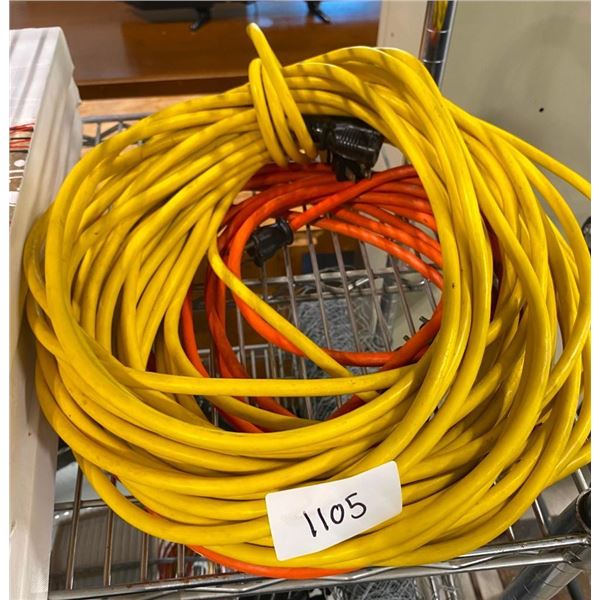 2 EXTENSION CORDS