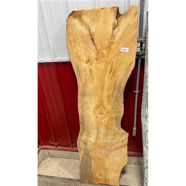 71IN 2IN THICK PIECE OF PINEWOOD BOARD