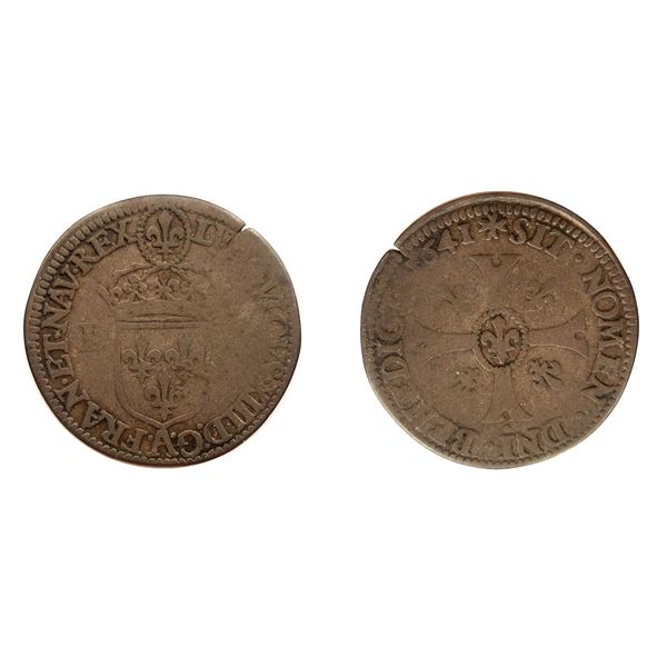 1641 A [Paris Mint] Quinzain of 15 Deniers