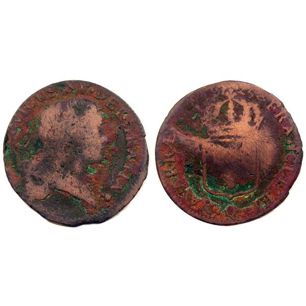 1725-Q [Perpignan Mint] John Law Sol.