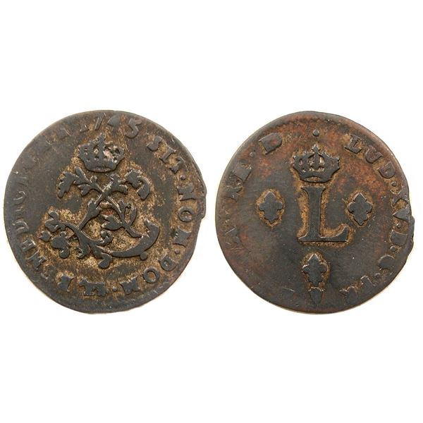 1745-Cow Billon Sous Marques.  Vlack 287. Rarity-7.