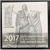 Image 5 : 2017 Canada 150 Canadian Confederation Medal - 10 oz. Pure Silver