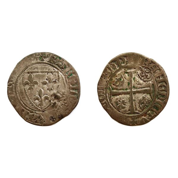 1640 countermark on a Charles VI Blanc dit Guenar, 1st Emission