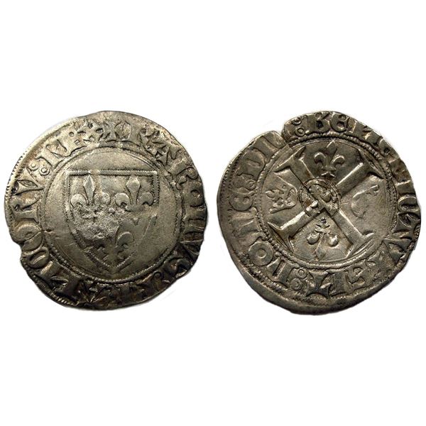 1640 countermark on a Charles VI Blanc dit Guenar, 5th Emission