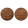Image 1 : 1722-H [La Rochelle Mint] Copper Nine Deniers, Martin 2.3-D.3.  High Rarity-7.
