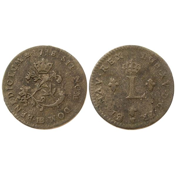 1738-BB Billon Sous Marques.  Vlack UNLISTED, will be known as Vlack 249a.  Rarity-8.