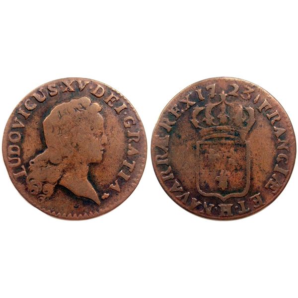 1723-H [La Rochelle Mint] John Law Half Sol.
