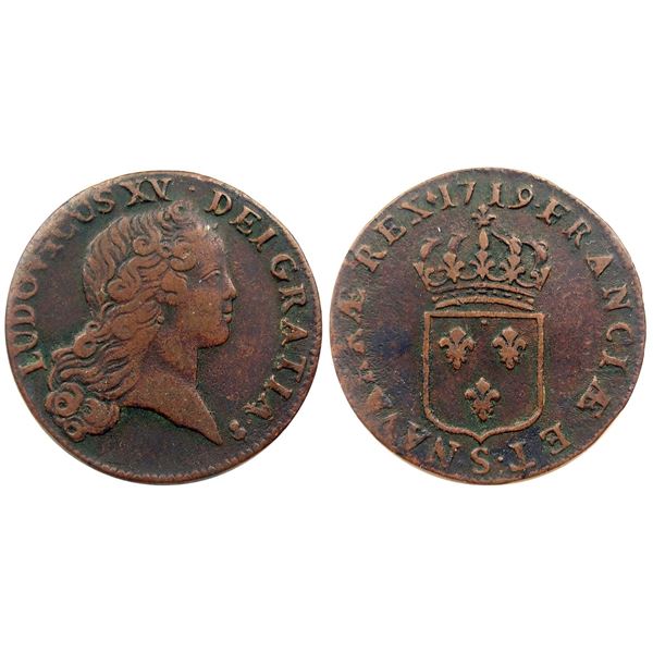 1719-S [Reims Mint] John Law Sol.