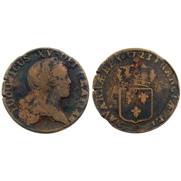 1723/2-Q [Perpignan Mint] John Law Sol.