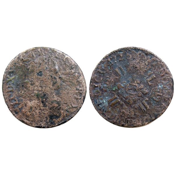 1725-AA [Metz Mint] Half Ecu Aux 8 L, Gadoury 312.