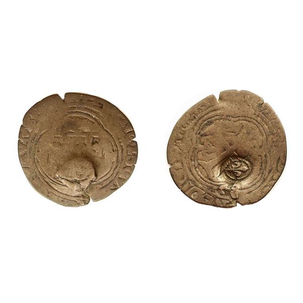1640 countermark on a Francois I Grand blanc a la Couronne, Ciani 1157-8 type, Duplessy 835, Sombart