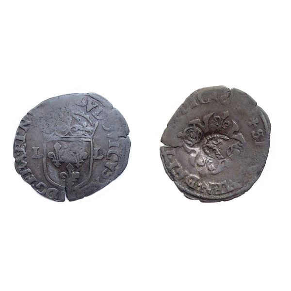 1640 countermark on a 1621-1629 [Nimes Mint] Douzain of Louis XIII