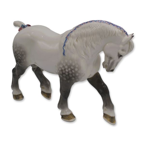 Boehm Porcelain Percheron Stallion, 1950, Rare