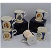 Image 5 : 6Pc Royale Stratford Porcelain Dog Mugs, 1995