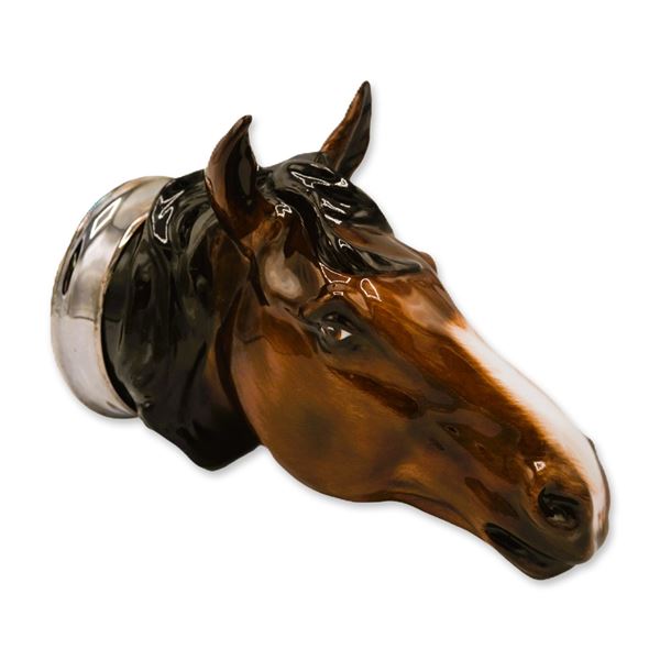 Royale Stratford Porcelain Bay Horse Stirrup Cup
