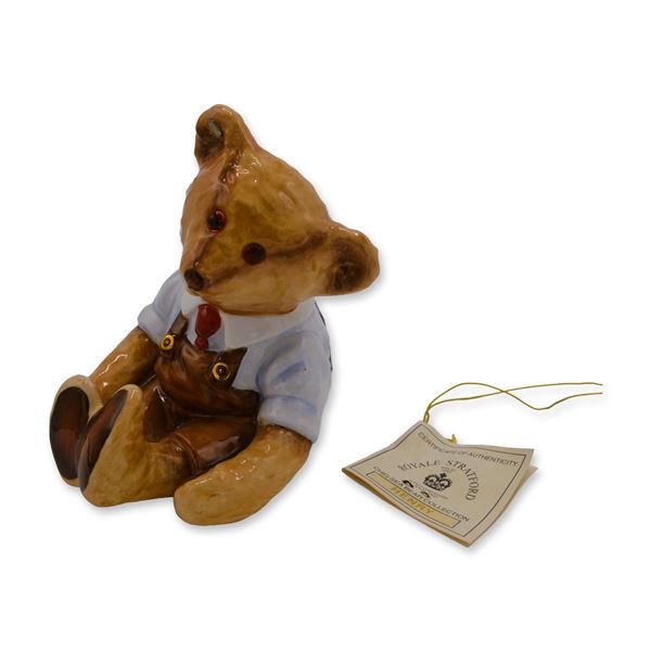 Royale Stratford Porcelain Chelsea Bear Collection "Henry" Teddy Bear Figurine, 2002