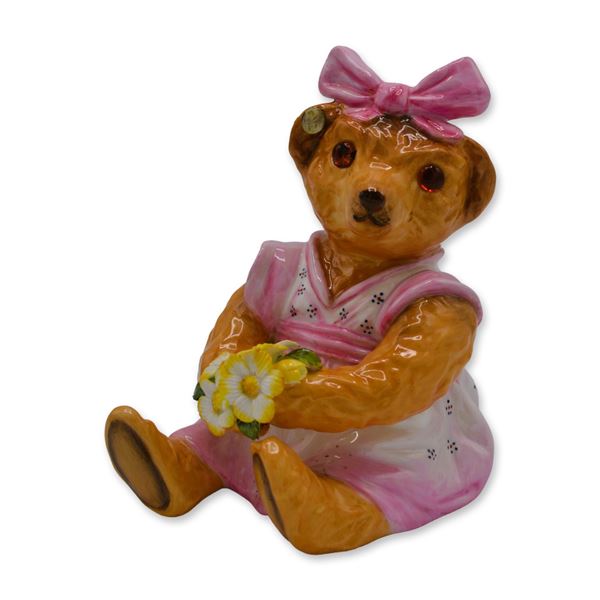 Royale Stratford Porcelain Chelsea Bear Collection "Daisy" Teddy Bear Figurine, 2002