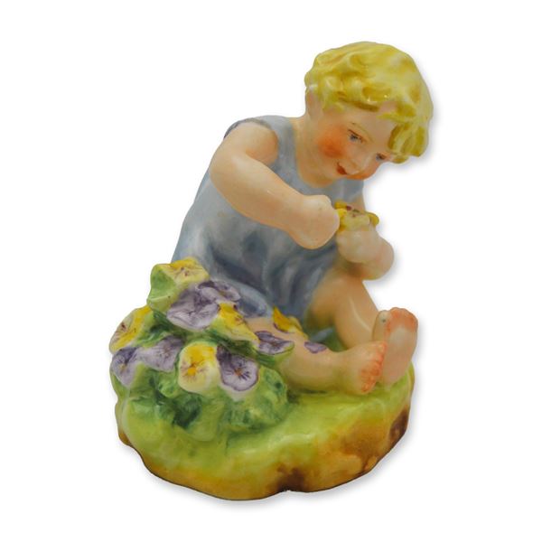 Royal Worcester Porcelain Figurine Mischief Prototype Model By Freda G. Doughty, Signed, Rare, HM291