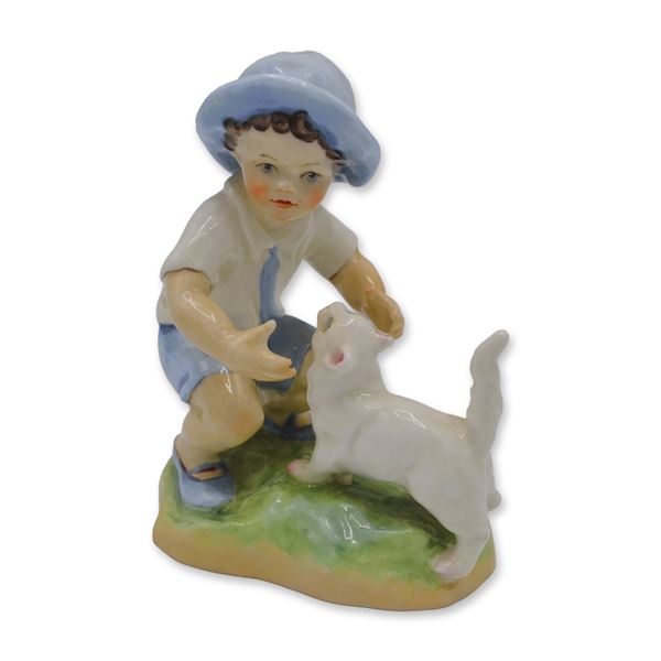 Royal Worcester Porcelain Figurine September's Child By F. G. Doughty, Rare, 1958