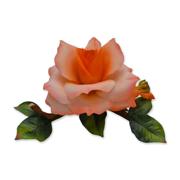 Connoisseur Porcelain Sculpture Edna Hibel Rose, 1989