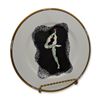 Image 1 : Erte  The Numerals 4 Bone China Art Deco Plate, 1988, OB